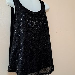 APT 9 Women Blause  Sequin Size M black